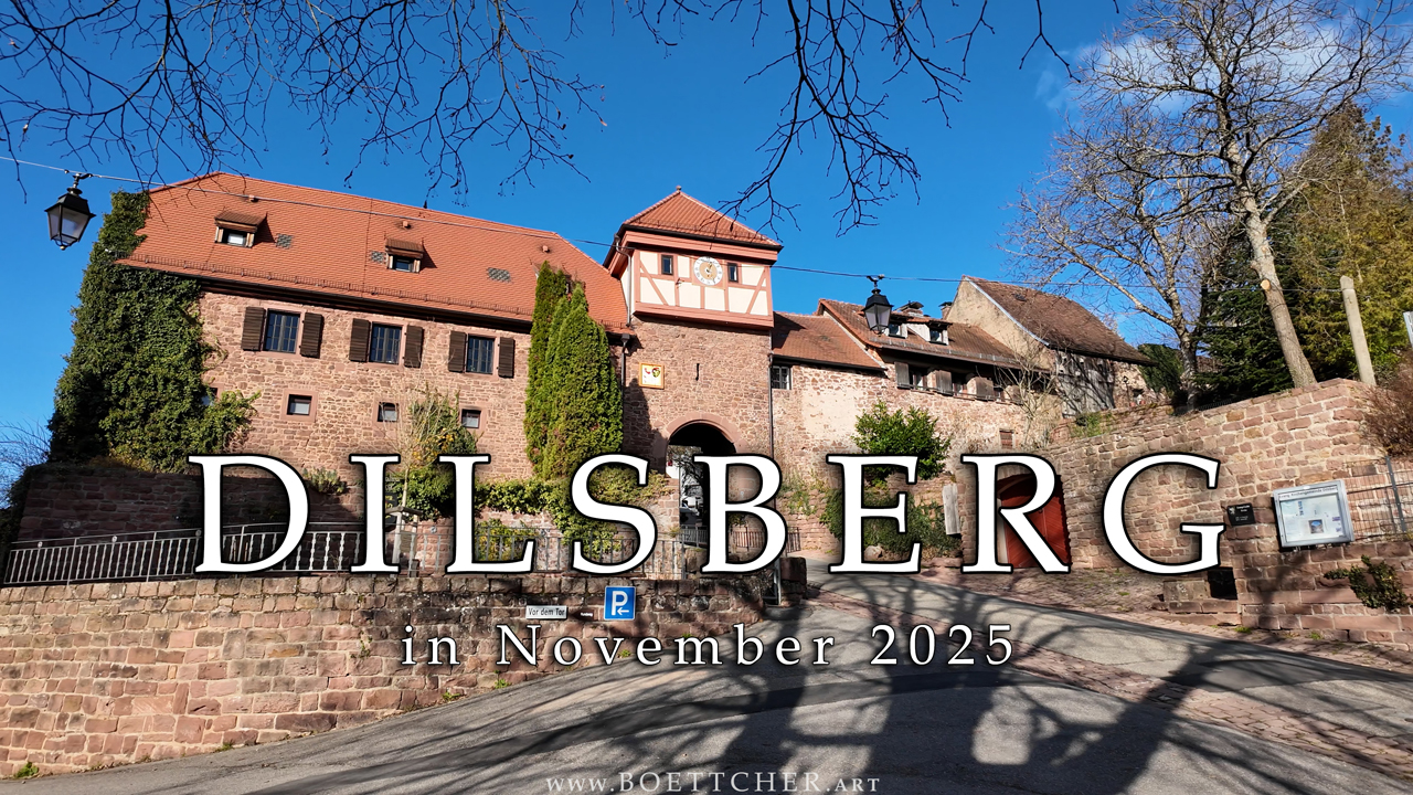 Preview image for the video "Dilsberg in November 2025". You can see the the historic city gate.