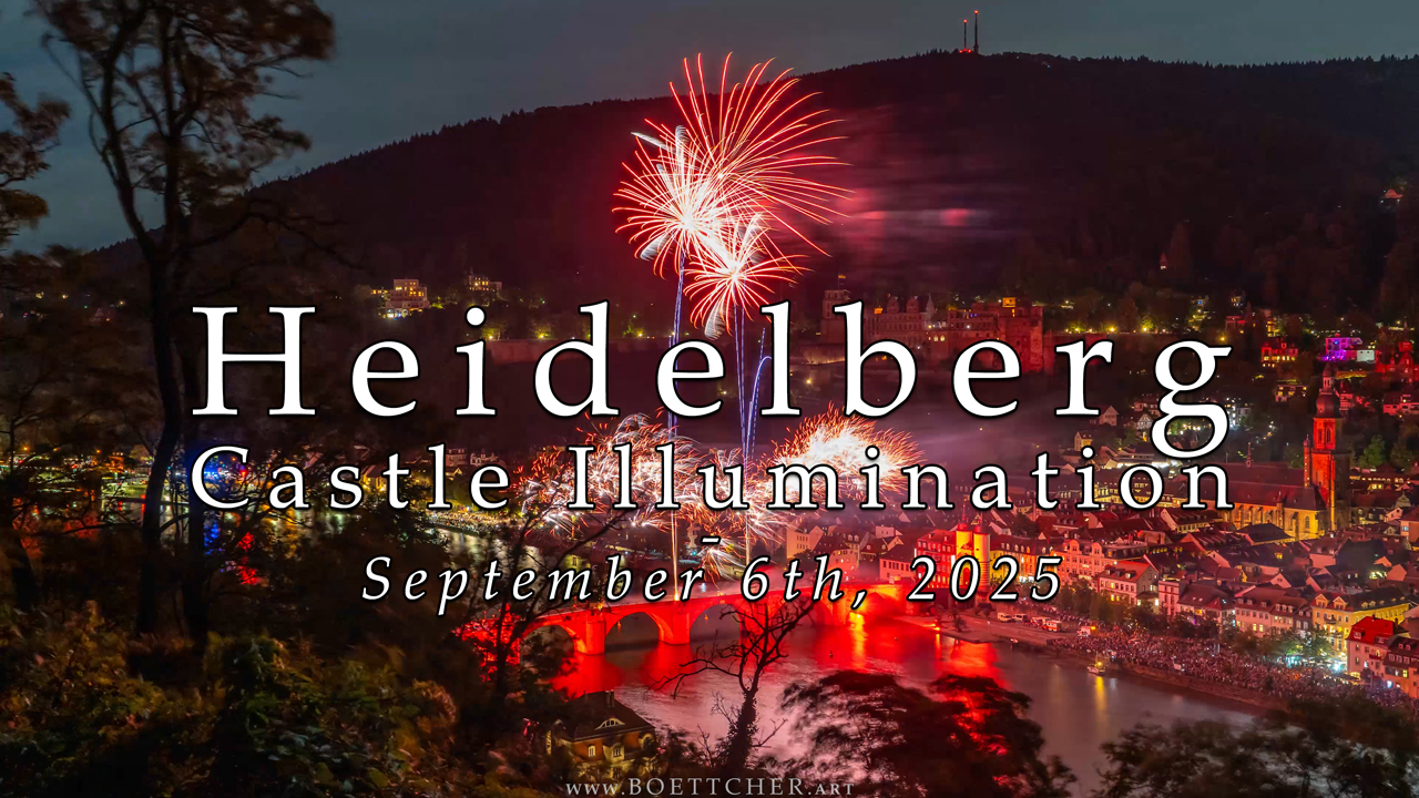 Schlossbeleuchtung Heidelberg am 6. September 2025